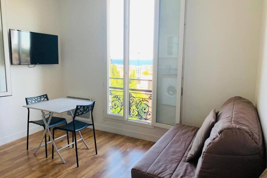 Studio Vue Mer Au Calme Proche Des Plages Apartment Ница Екстериор снимка